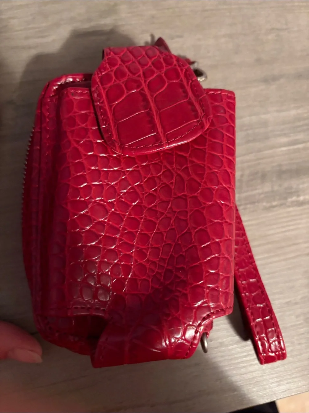 Debbie Brooks Red Butterfly Wristlet Wallet